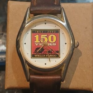 SOLD Wells Fargo 150 Years Commemorative Watch